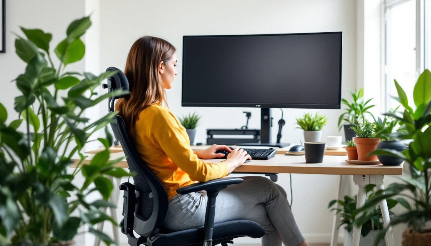 Comment aménager un espace de travail ergonomique à domicile ?