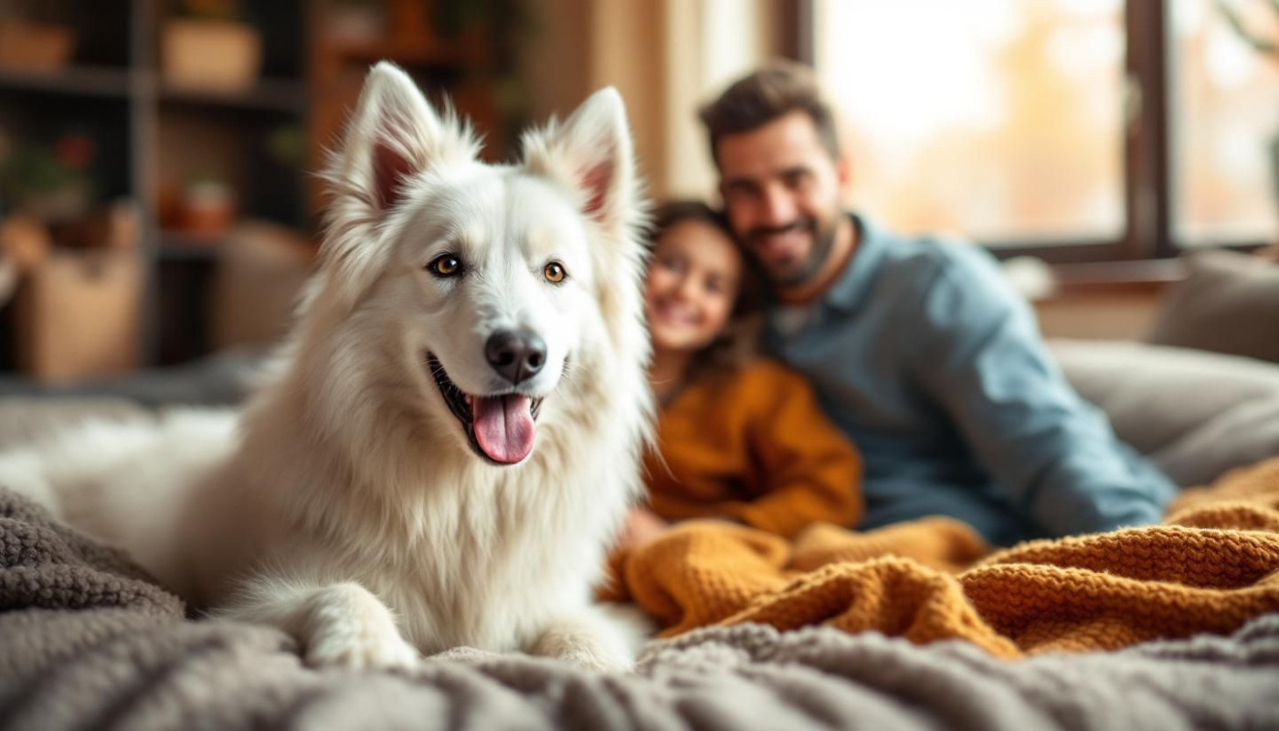 Comment le Berger Blanc Suisse influence-t-il la dynamique familiale ?