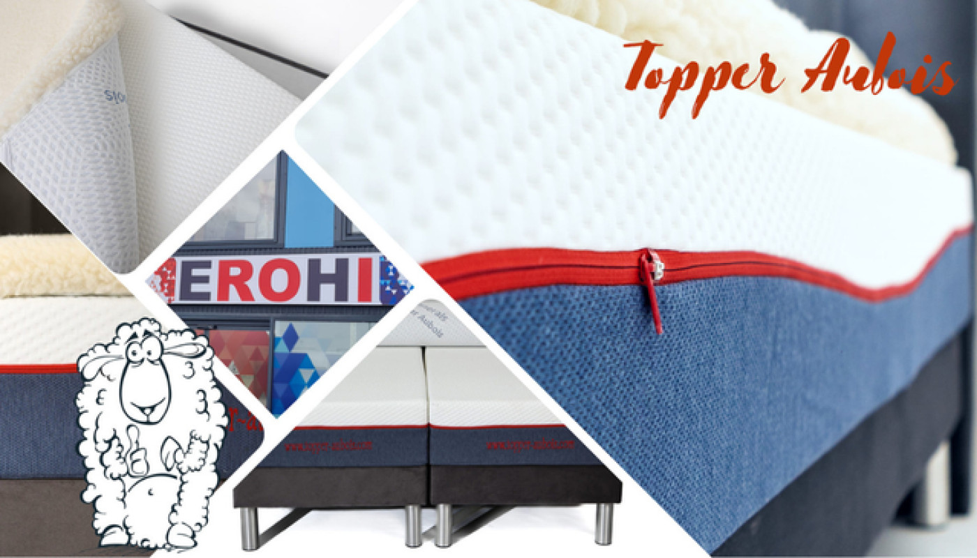 Faîtes plaisir à votre dos et optez pour les matelas et surmatelas Topper Aubois !